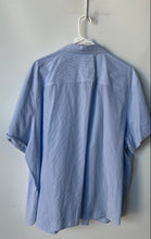 Load image into Gallery viewer, Tommy Hilfiger Womens Blue Striped Short Sleeve Collared Button-Up Shirt Size 3X