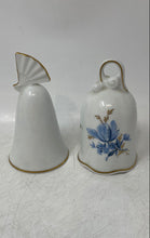 Load image into Gallery viewer, Antique Lot Of 2 Pcs Assorted White Engraved Porcelain Collectible Bells