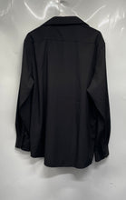 Load image into Gallery viewer, Nautica Mens Black Collared Slim Fit Long Sleeve Dress Shirt Size XL