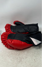 Load image into Gallery viewer, Pair Of 2 Pcs Unbranded Red Black Faux Leather Boxing Sporting Training Gloves