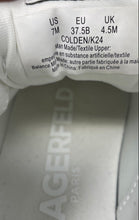 Load image into Gallery viewer, Karl Lagerfeld Womens Colden K24 White Low Top Lace-Up Sneaker Shoes Size 7M