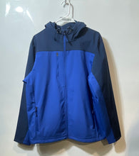 Load image into Gallery viewer, Port Authority Mens Blue Long Sleeve Full-Zip Jacket Size Large
