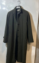 Load image into Gallery viewer, Kristen Blake Womens Green Long Sleeve Collared Pockets Overcoat Size 14
