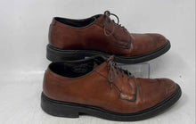 Load image into Gallery viewer, Allen Edmonds Mens Brown Leather Round Toe Lace-Up Derby Dress Shoes Size 9.5