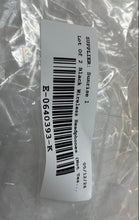 Load image into Gallery viewer, Lot Of 2 Black Over The Ear Foldable Wireless Headphones Not Tested