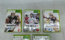 Load image into Gallery viewer, Lot Of 7 Pcs Assorted XBOX 360 Mixed Action & Adventure And Sports Video Games