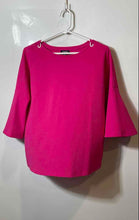 Load image into Gallery viewer, Jones New York Womens Pink 3/4 Sleeve Round Neck Pullover Blouse Top Size M