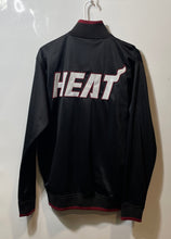 Load image into Gallery viewer, UNK Blue Label Mens Black Red NBA Miami Heat Full-Zip Track Jacket Size M