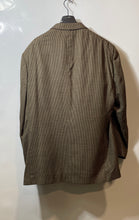 Load image into Gallery viewer, Tendenza Mens Bologna Brown Printed Wool Notch Lapel Three Button Blazer Sz 60L