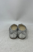 Load image into Gallery viewer, Jessica Simpson Womens Crinah Silver Pointed Toe Slip-On Ballet Flats Size 6.5M