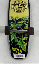 Load image into Gallery viewer, Kryptonics Brown Yellow Green Tropical Palm Leaf Graphic Longboard Cruiser