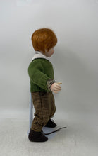 Load image into Gallery viewer, Brown Hair And Eyes Stand Boy Quartz Watch Decorative Porcelain Doll With Outfit