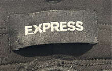 Load image into Gallery viewer, Express Womens Black Belt Loops Mid Rise Stretch Plus Legging Dress Pants Size L