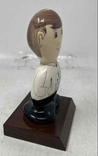 Load image into Gallery viewer, Rock Heads 1999 Ceramic Eye Doctor Eye Chart Signed Figurine On Wood Base