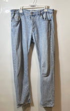 Load image into Gallery viewer, Zara Womens Blue Denim Medium Wash Pockets Straight Leg Jeans Size 34