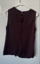 Load image into Gallery viewer, Zara Womens Brown Sleeveless Round Neck Draped Twist Front Tank Top Size Small
