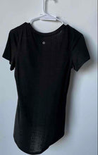 Load image into Gallery viewer, Lululemon Womens Black Round Neck Short Sleeve Pullover T-Shirt Size 4