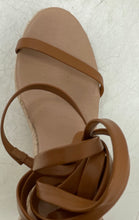 Load image into Gallery viewer, Chelsea & Violet Womens Mariah Beige Brown Wedge Platform Sandals Size 6.5