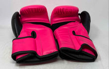 Load image into Gallery viewer, 9Round Pink Black 30 Min Kickbox Fitness Sporting Hook & Loop Boxing Gloves