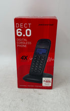 Load image into Gallery viewer, Packard Bell Model PB7000 Black Digital Cordless Phone W/ Accessories Not Tested