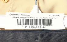 Load image into Gallery viewer, Banana Republic Womens Avery Black Belt Loops Curvy Trousers Pants Size 10