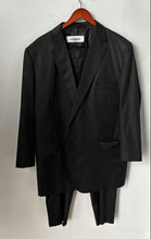 Load image into Gallery viewer, Milano Casa Di Moda Brad S. Tittle Mens Black Blazer Pants 2-Piece Suit Set Sz S