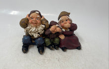Load image into Gallery viewer, Decorative Collectible Family Of Three Gnomes See Hear Speak No Evil Figurine