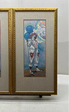 Load image into Gallery viewer, Set Of Two Pcs Framed And Signed The Clowns Art Prints By Chuck Oberstein