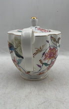Load image into Gallery viewer, Set Of 5 Pcs Grace Teaware Multicolor Floral Porcelain Teapot Cups & Saucers