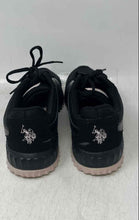 Load image into Gallery viewer, U.S. Polo Assn. Womens Black Pink Lace-Up Low Top Sneaker Shoes Size 7