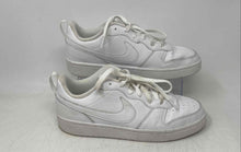 Load image into Gallery viewer, Nike Boys Court Borough Low 2 BQ5448-100 White Lace-Up Sneakers Shoes Size 7Y