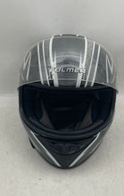 Load image into Gallery viewer, Fulmer Mens Jack Knife Black White Adjustable Strap Full-Face Motorcycle Helmet