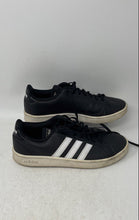 Load image into Gallery viewer, Adidas Womens Grand Court Base EE7482 Black White Low Top Sneakers Shoes Size 8