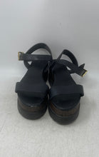 Load image into Gallery viewer, Michael Kors Womens Marlon Flatform Black Brown Wedge Ankle Strap Sandals 8.5M