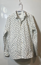 Load image into Gallery viewer, Ted Baker Mens White Blue Floral Long Sleeve Collared Button-Up Shirt Size 4