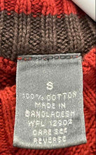 Load image into Gallery viewer, Oscar De La Renta Mens Red Knitted Long Sleeve Crew Neck Pullover Sweater Size S