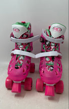 Load image into Gallery viewer, Roller Derby Kids Trac Star Pink White Adjustable Strap Roller Skates Size 3-6