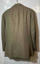 Load image into Gallery viewer, Gianfranco Ruffini Mens Brown Plaid Long Sleeve 3-Button Blazer Size R-44