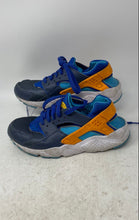 Load image into Gallery viewer, Nike Kids Huarache Run 654275-422 Blue Orange Sneakers Shoes Size 5Y