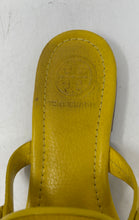 Load image into Gallery viewer, Authentic Tory Burch Womens Miller Yellow Leather Open Toe Thong Sandals Sz 7.5M