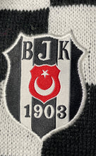 Load image into Gallery viewer, Unisex Black White Checkered Print Beşiktaş J.K. 1903 Soccer Scarf 7" x 66"