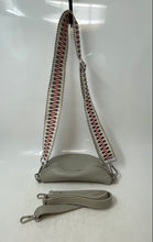 Load image into Gallery viewer, Andrea Cardone Womens Gray Detachable Strap Inner Pockets Belt Bag & Fanny Pack