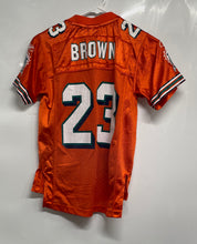 Load image into Gallery viewer, Reebok Kids Orange Miami Dolphins Ronnie Brown #23 Football-NFL Jersey Size S