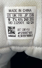 Load image into Gallery viewer, Adidas Womens Hoops 3.0 Mid GW5458 White Orange Lace-Up Sneaker Shoes Size 9