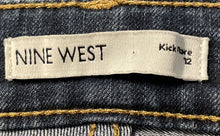 Load image into Gallery viewer, Nine West Womens Blue Denim 5-Pocket Design Belt Loops Bootcut Jeans Size 12