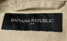 Load image into Gallery viewer, Banana Republic Mens Khaki Collared Standard Fit Button-Up Shirt Size L With Tag