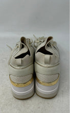 Load image into Gallery viewer, Michael Kors Womens Georgie Knit Beige Gold Lace-Up Sneakers Shoes Size 9M