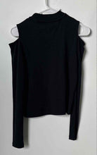 Load image into Gallery viewer, Tommy Hilfiger Womens Navy Blue Long Sleeve Mock Neck Pullover T-Shirt Size S