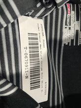 Load image into Gallery viewer, Under Armour Mens Black Striped Print Short Sleeve Collared Polo Shirt Size S