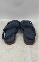 Load image into Gallery viewer, Cole Haan Womens Findra W25747 Blue Opne Toe Buckle Strappy Sandals Size 7B